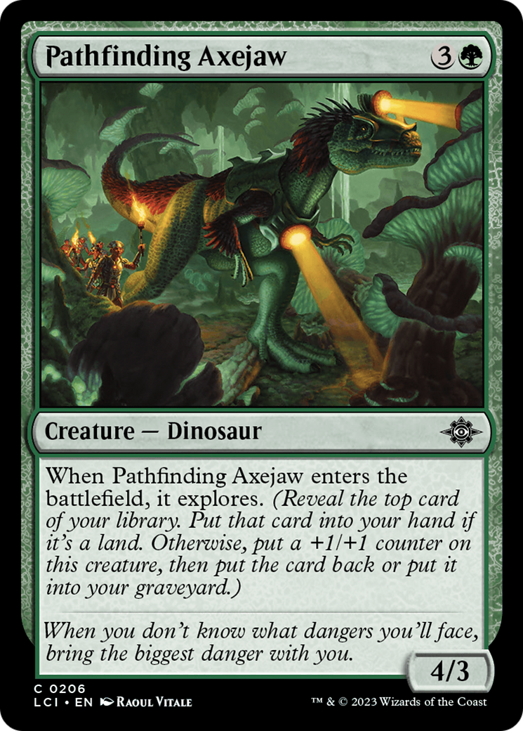Pathfinding Axejaw [The Lost Caverns of Ixalan] | Gate City Games LLC