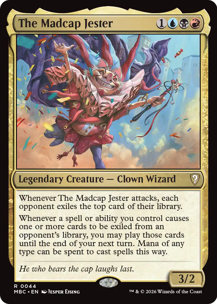 The Madcap Jester [Mystery Booster: Commander Edition] | Gate City Games LLC