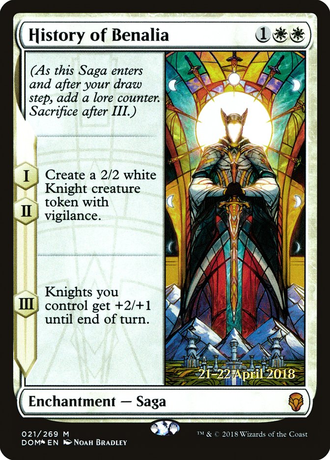 History of Benalia [Dominaria Prerelease Promos] | Gate City Games LLC