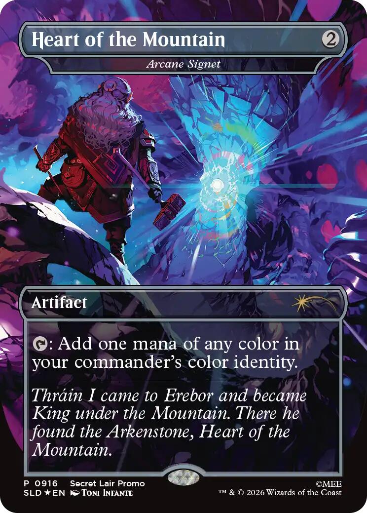 Heart of the Mountain - Arcane Signet [Secret Lair Drop Series] | Gate City Games LLC