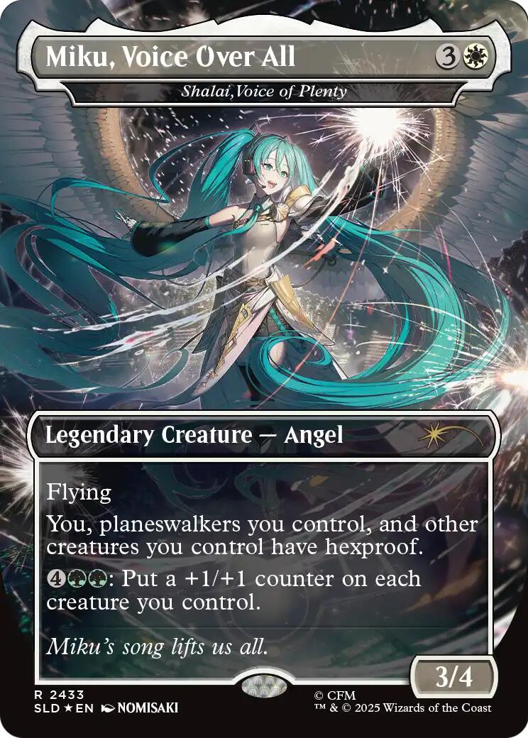 Miku, Voice Over All - Shalai, Voice of Plenty [Secret Lair Drop Series] | Gate City Games LLC