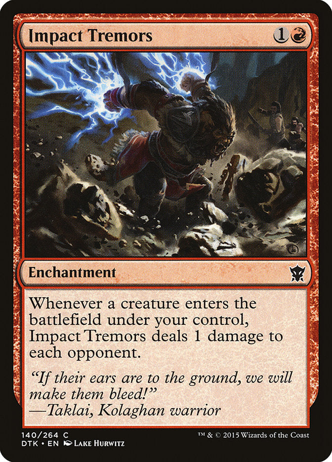 Impact Tremors [Dragons of Tarkir] | Gate City Games LLC