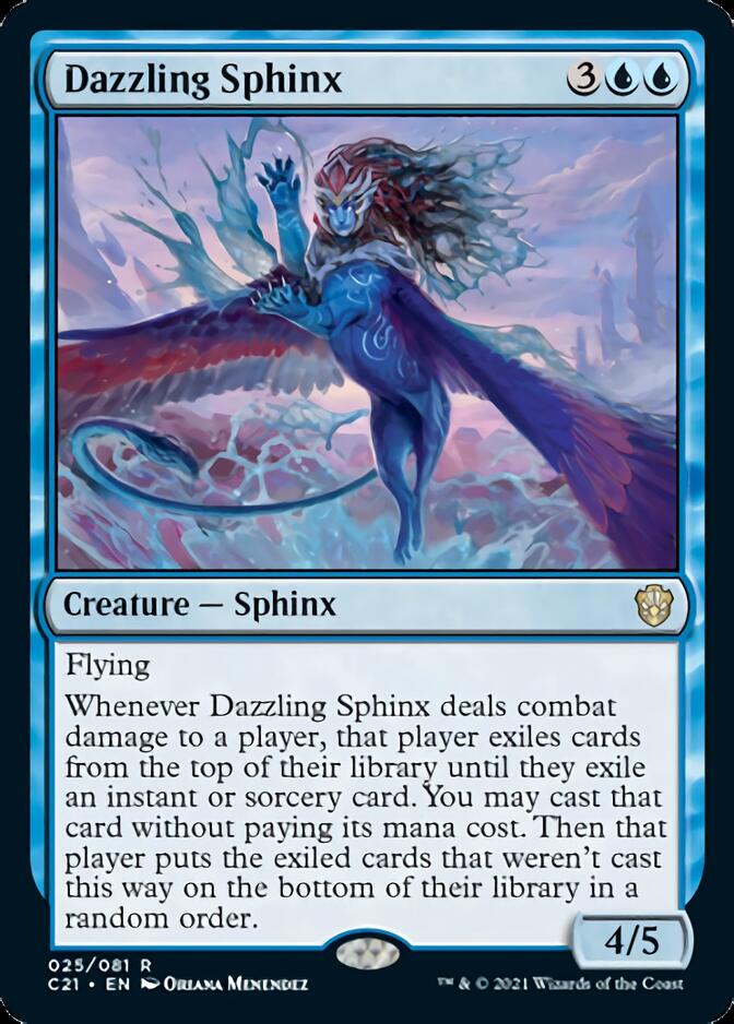 Dazzling Sphinx [Commander 2021] | Gate City Games LLC