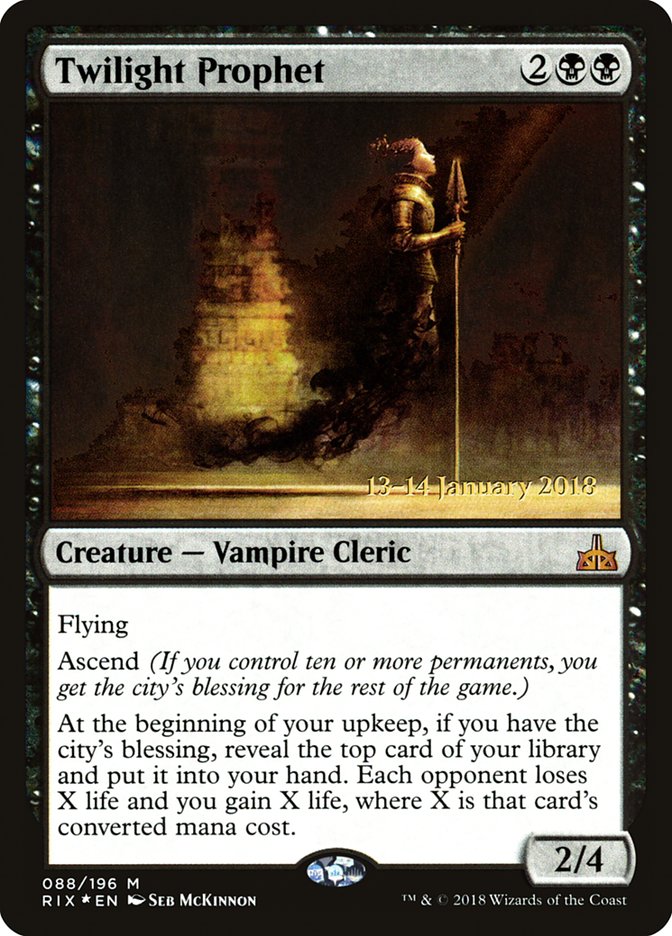 Twilight Prophet [Rivals of Ixalan Prerelease Promos] | Gate City Games LLC