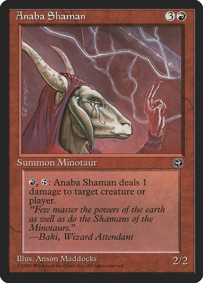 Anaba Shaman (Baki Flavor Text) [Homelands] | Gate City Games LLC