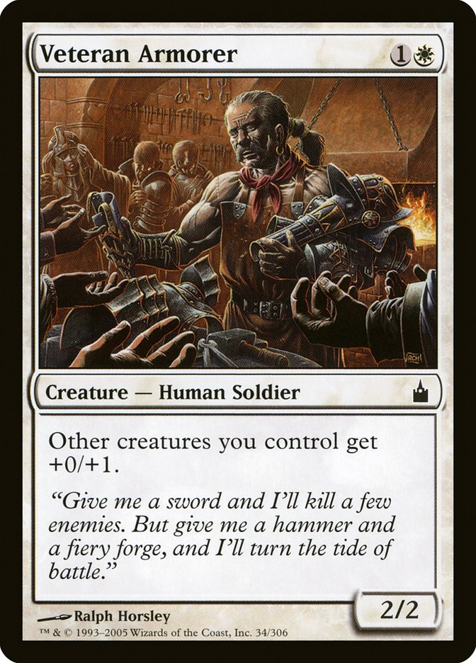 Veteran Armorer [Ravnica: City of Guilds] | Gate City Games LLC