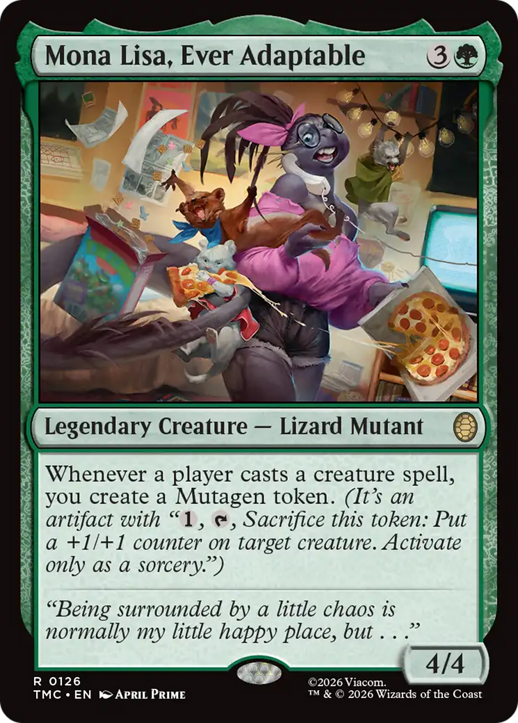 Mona Lisa, Ever Adaptable [Teenage Mutant Ninja Turtles Commander] | Gate City Games LLC