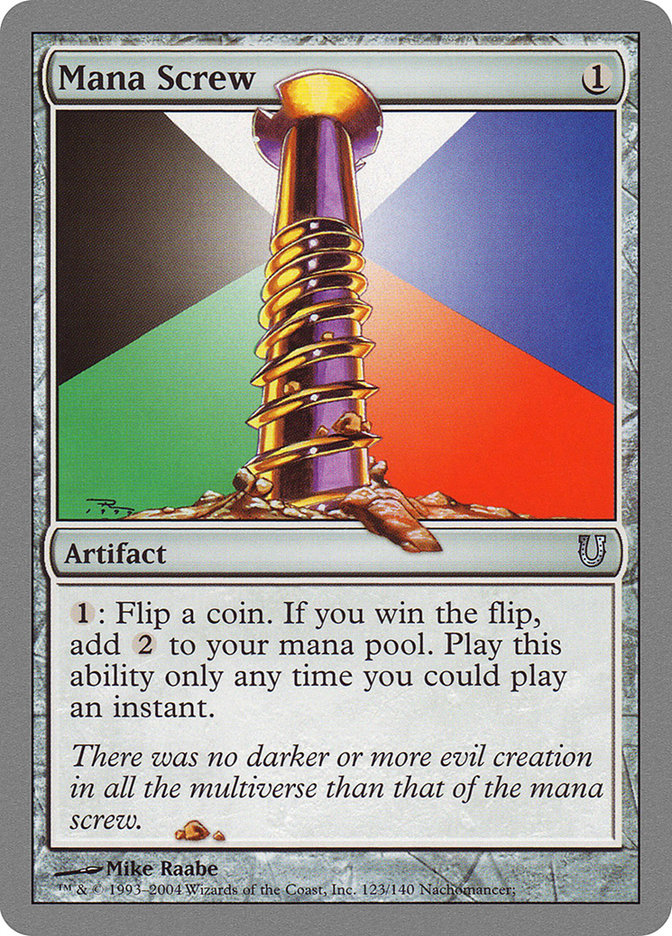 Mana Screw [Unhinged] | Gate City Games LLC