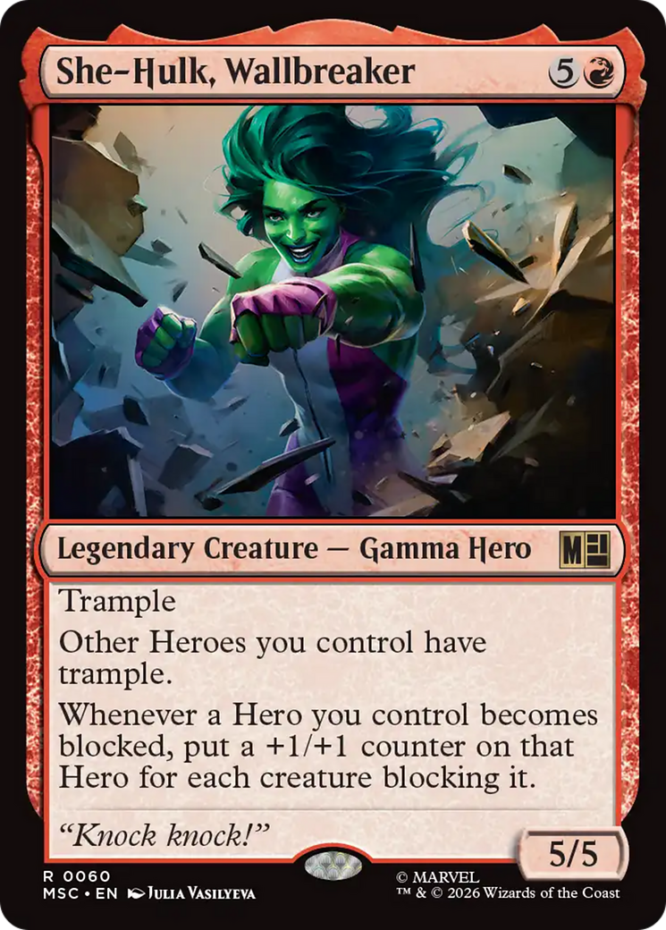 She-Hulk, Wallbreaker [Marvel Super Heroes Commander] | Gate City Games LLC