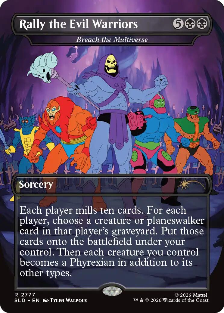Rally the Evil Warriors - Breach the Multiverse [Secret Lair Drop Series] | Gate City Games LLC
