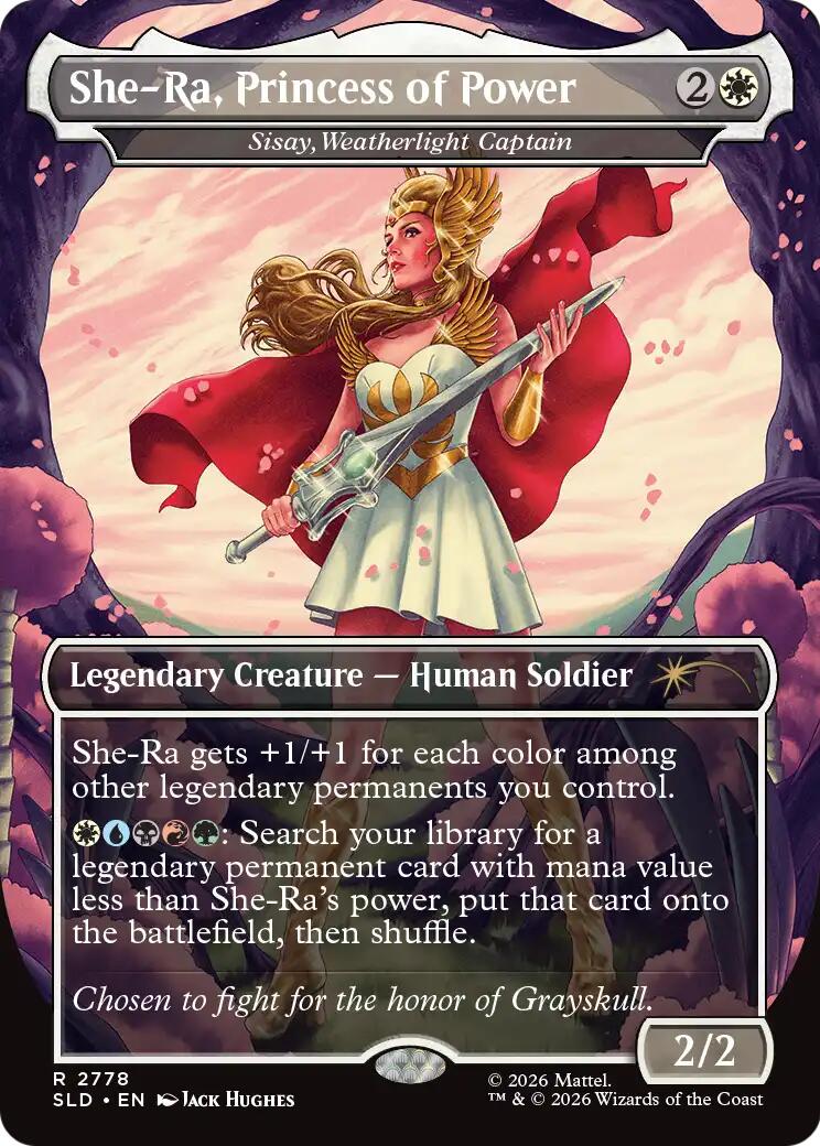 She-Ra, Princess of Power - Sisay, Weatherlight Captain [Secret Lair Drop Series] | Gate City Games LLC