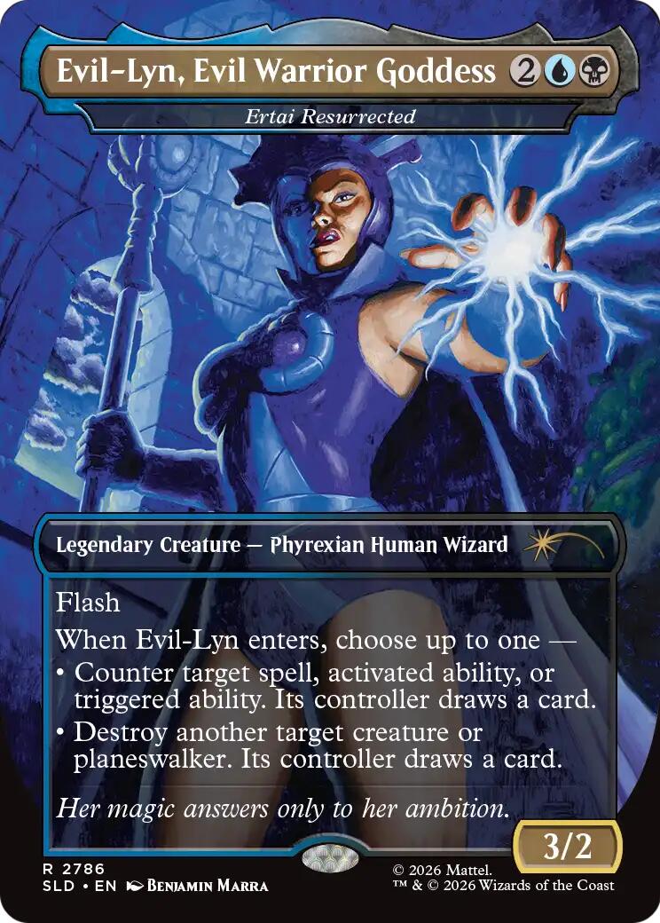 Evil-Lyn, Evil Warrior Goddess - Ertai Resurrected [Secret Lair Drop Series] | Gate City Games LLC