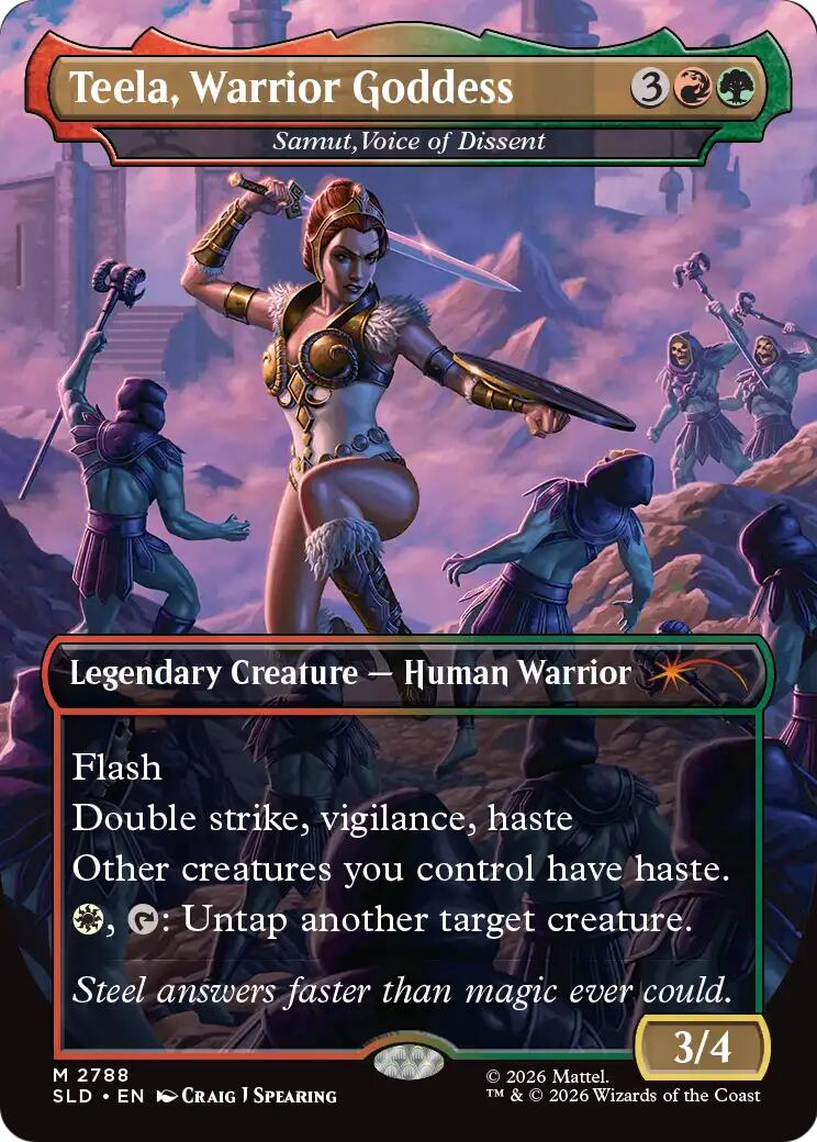 Teela, Warrior Goddess - Samut, Voice of Dissent [Secret Lair Drop Series] | Gate City Games LLC