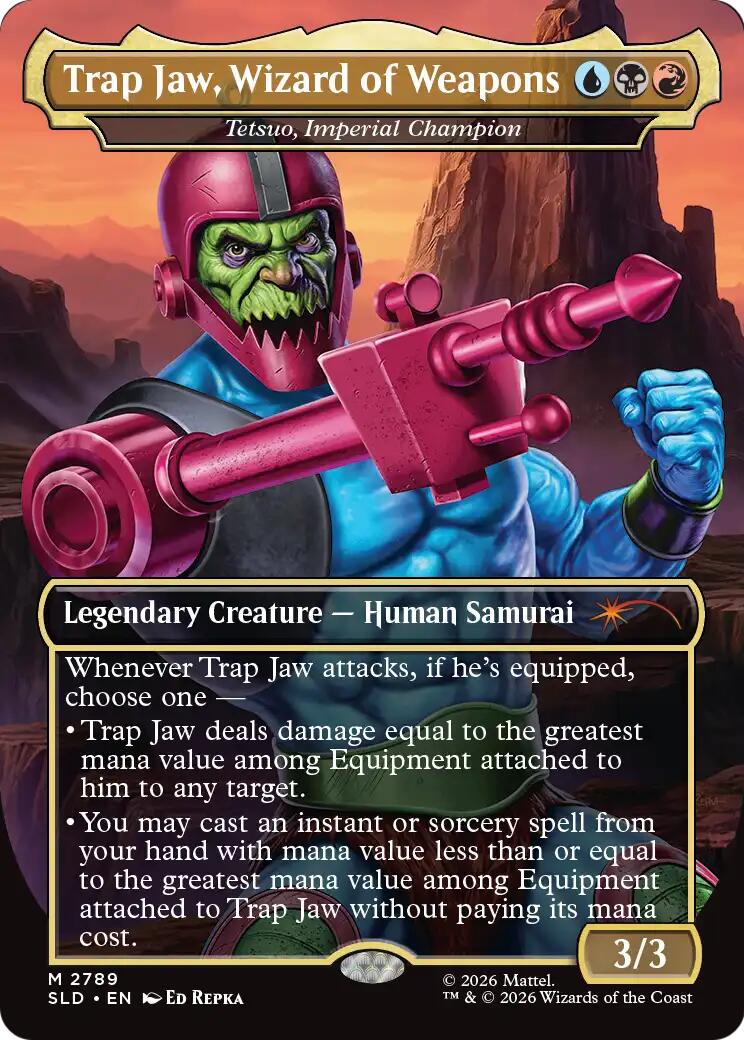Trap Jaw, Wizard of Weapons - Tetsuo, Imperial Champion [Secret Lair Drop Series] | Gate City Games LLC