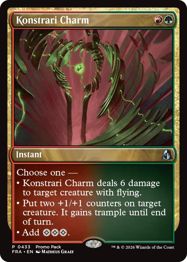 Konstrari Charm [Reality Fracture Promos] | Gate City Games LLC