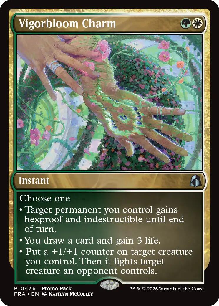 Vigorbloom Charm [Reality Fracture Promos] | Gate City Games LLC