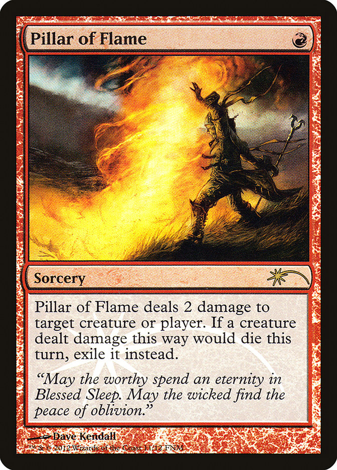 Pillar of Flame [Friday Night Magic 2012] | Gate City Games LLC