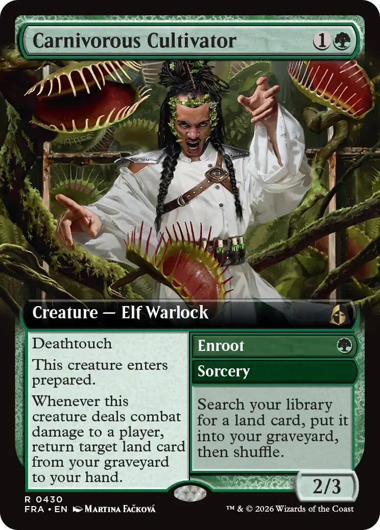 Carnivorous Cultivator (Extended Art) [Reality Fracture] | Gate City Games LLC
