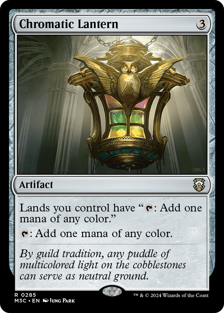 Chromatic Lantern (Ripple Foil) [Modern Horizons 3 Commander] | Gate City Games LLC