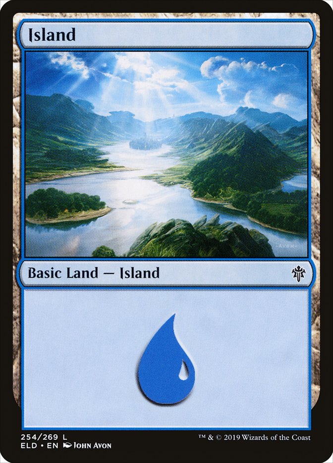 Island (254) [Throne of Eldraine] | Gate City Games LLC