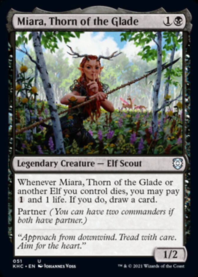 Miara, Thorn of the Glade [Kaldheim Commander] | Gate City Games LLC
