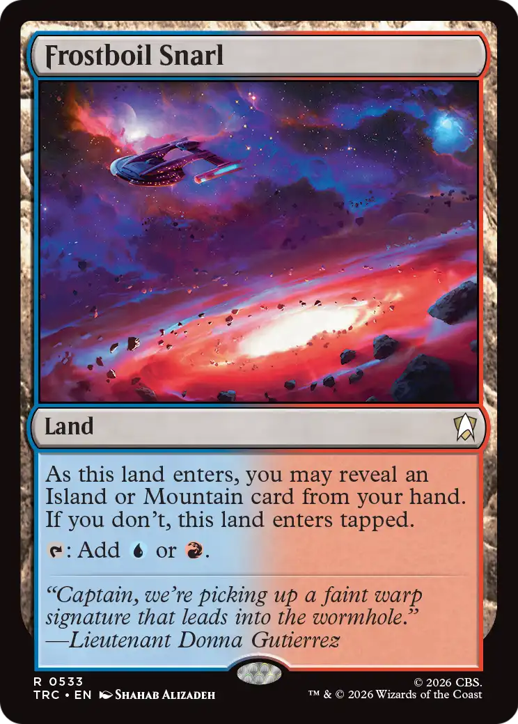 Frostboil Snarl (Surge Foil) [Star Trek Commander] | Gate City Games LLC