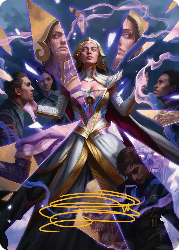 Return to the Light Realms Art Card (5/54) (Gold-Stamped Signature) [Reality Fracture Art Series] | Gate City Games LLC