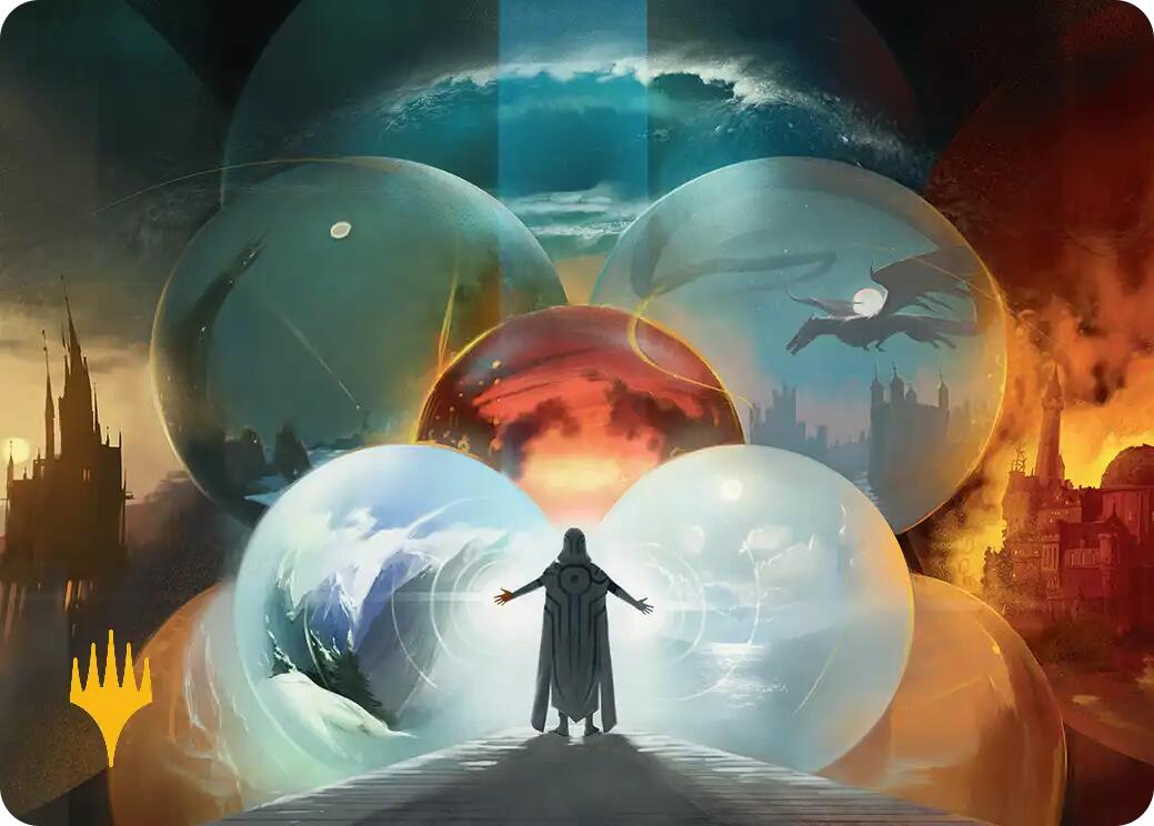 Jace's Machinations Art Card (Gold-Stamped) [Reality Fracture Art Series] | Gate City Games LLC