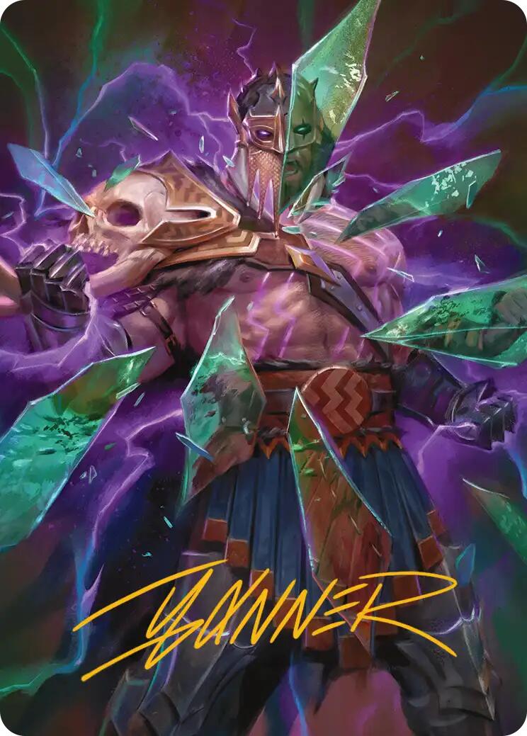 Rise of the Deathbringer Art Card (Gold-Stamped Signature) [Reality Fracture Art Series] | Gate City Games LLC
