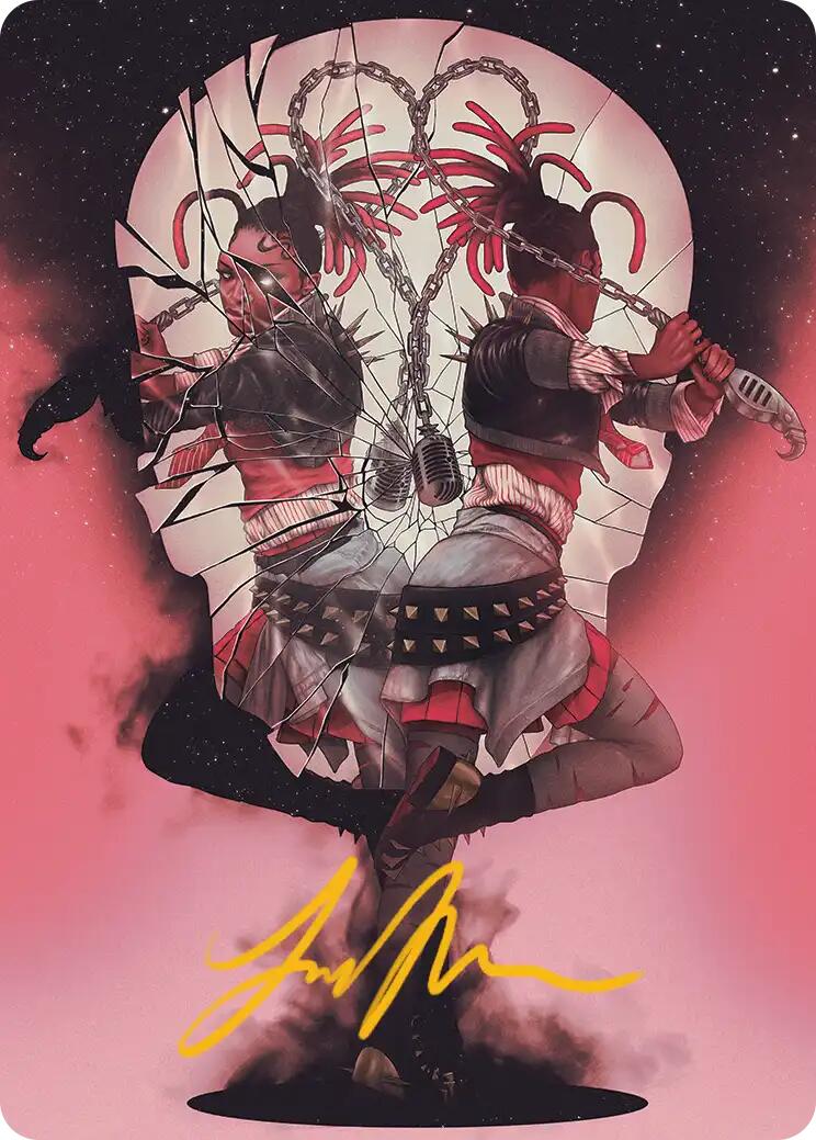 Face Yourself Art Card (Gold-Stamped Signature) [Reality Fracture Art Series] | Gate City Games LLC
