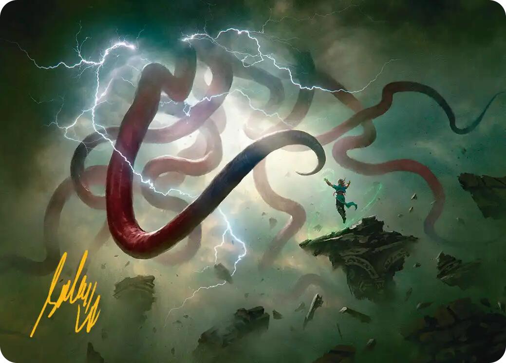 Omnipresence Art Card (Gold-Stamped Signature) [Reality Fracture Art Series] | Gate City Games LLC