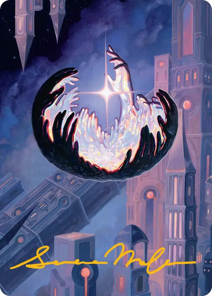 Hall of Echoes Art Card (Gold-Stamped Signature) [Reality Fracture Art Series] | Gate City Games LLC