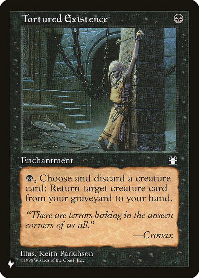 Tortured Existence [The List] | Gate City Games LLC