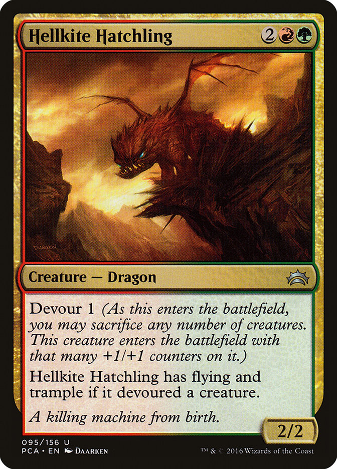 Hellkite Hatchling [Planechase Anthology] | Gate City Games LLC