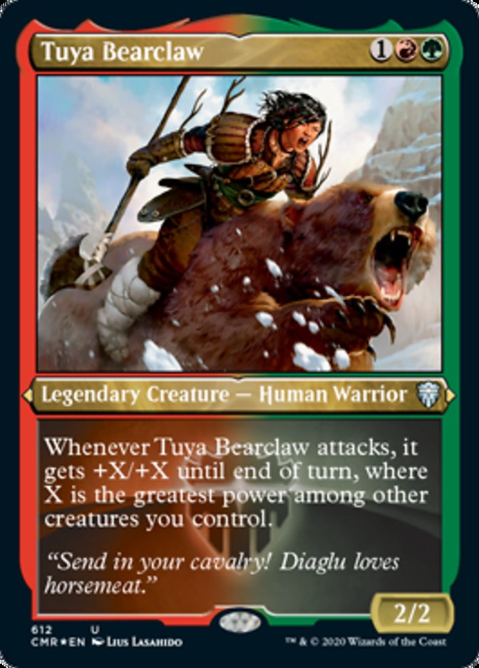 Tuya Bearclaw (Etched) [Commander Legends] | Gate City Games LLC