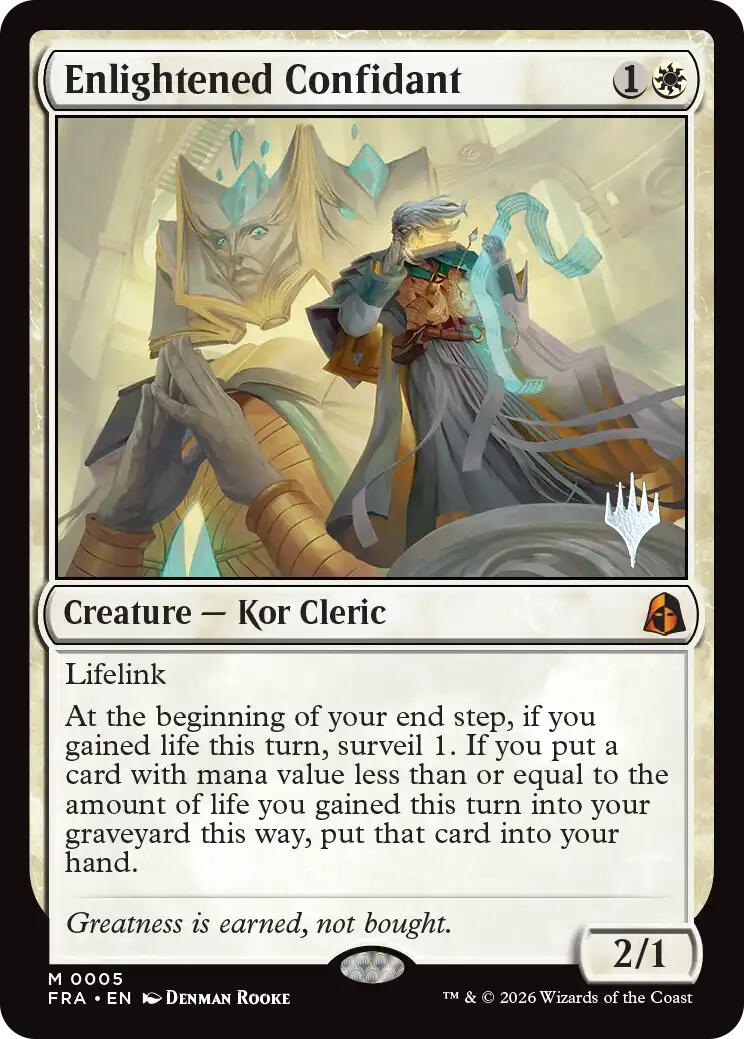 Enlightened Confidant [Reality Fracture Promos] | Gate City Games LLC
