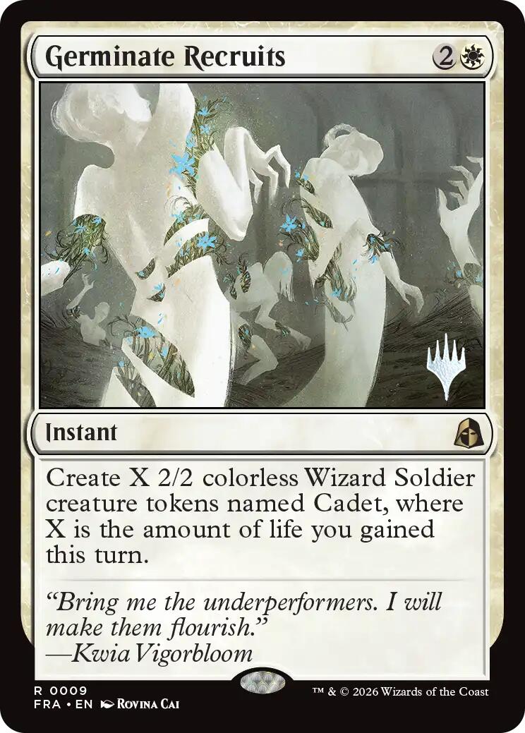 Germinate Recruits [Reality Fracture Promos] | Gate City Games LLC