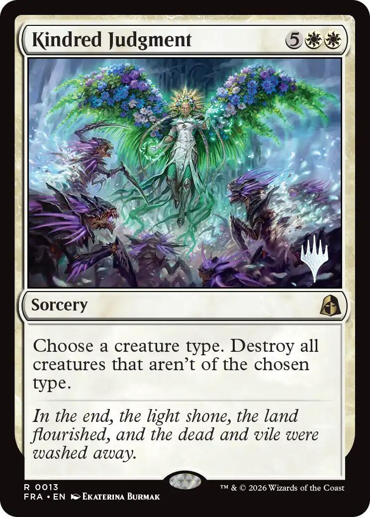 Kindred Judgment [Reality Fracture Promos] | Gate City Games LLC