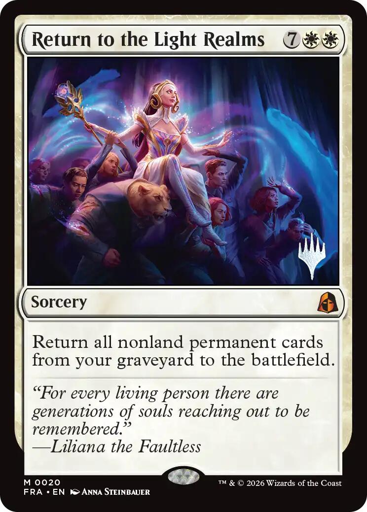 Return to the Light Realms [Reality Fracture Promos] | Gate City Games LLC