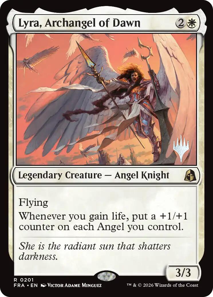 Lyra, Archangel of Dawn [Reality Fracture Promos] | Gate City Games LLC