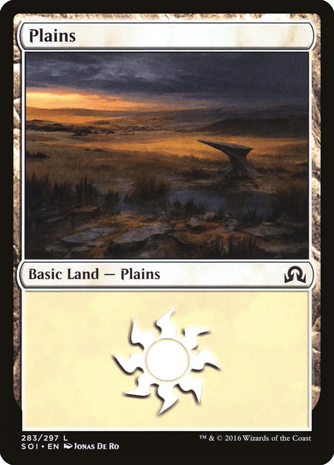 Plains (283) [Shadows over Innistrad] | Gate City Games LLC