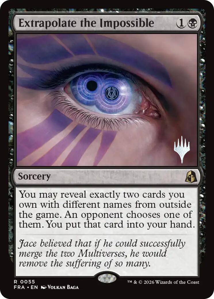 Extrapolate the Impossible [Reality Fracture Promos] | Gate City Games LLC