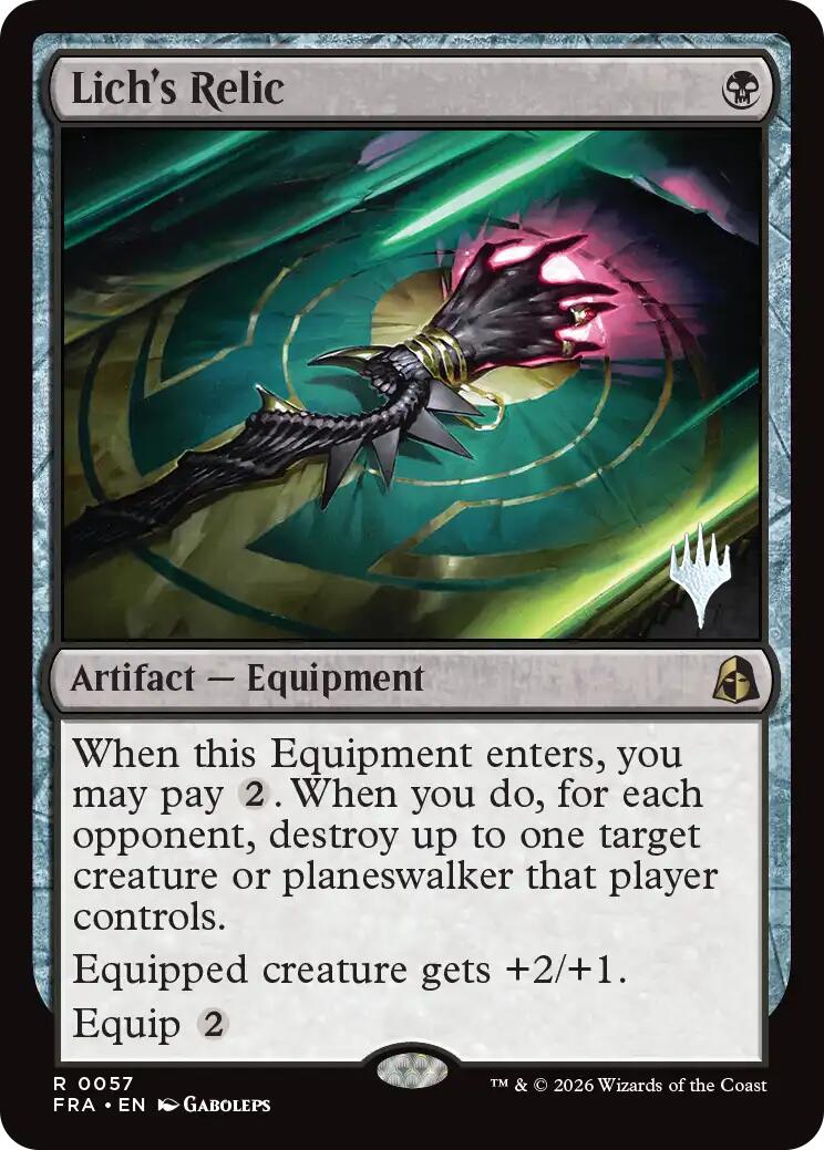 Lich's Relic [Reality Fracture Promos] | Gate City Games LLC