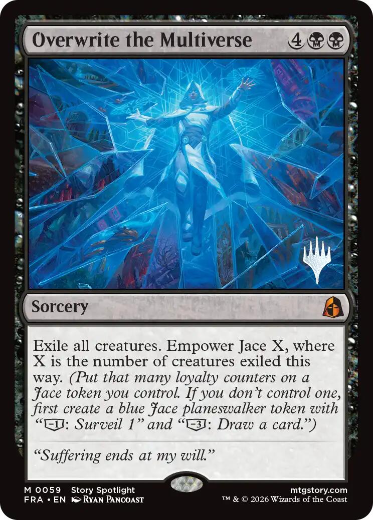 Overwrite the Multiverse [Reality Fracture Promos] | Gate City Games LLC