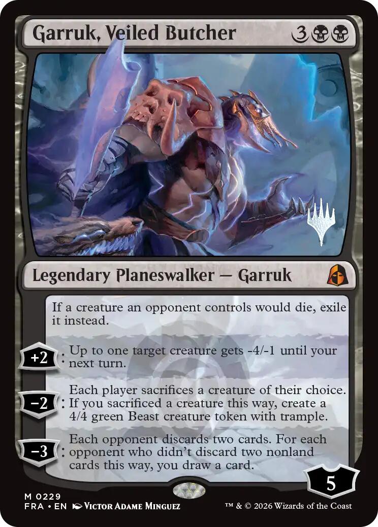 Garruk, Veiled Butcher [Reality Fracture Promos] | Gate City Games LLC