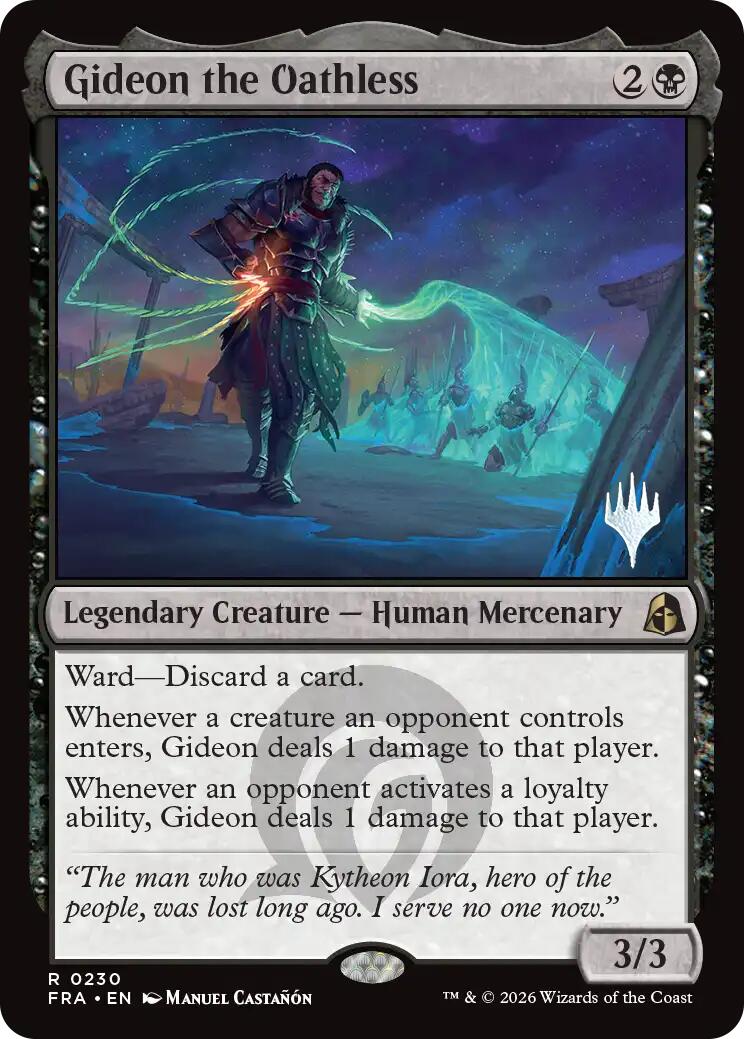 Gideon the Oathless [Reality Fracture Promos] | Gate City Games LLC