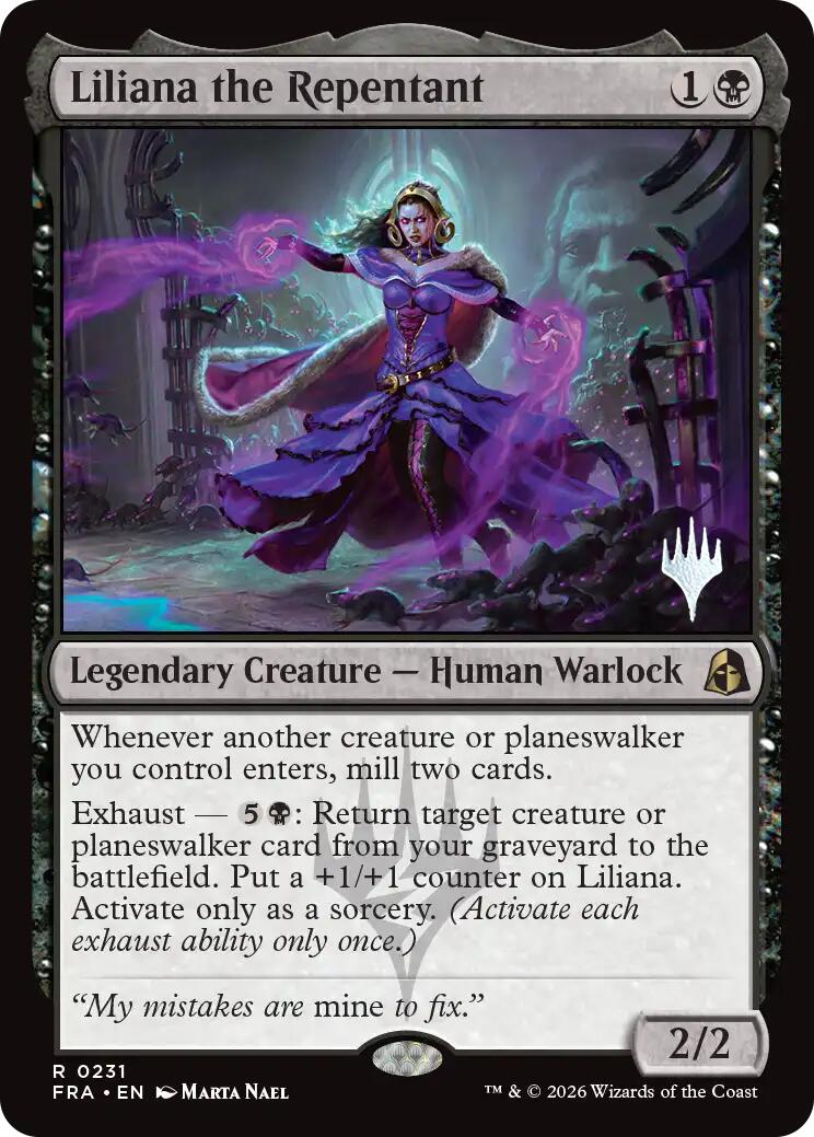 Liliana the Repentant [Reality Fracture Promos] | Gate City Games LLC