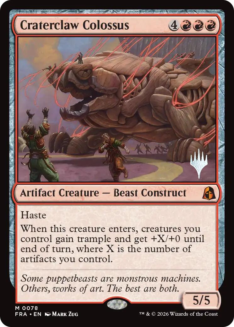 Craterclaw Colossus [Reality Fracture Promos] | Gate City Games LLC