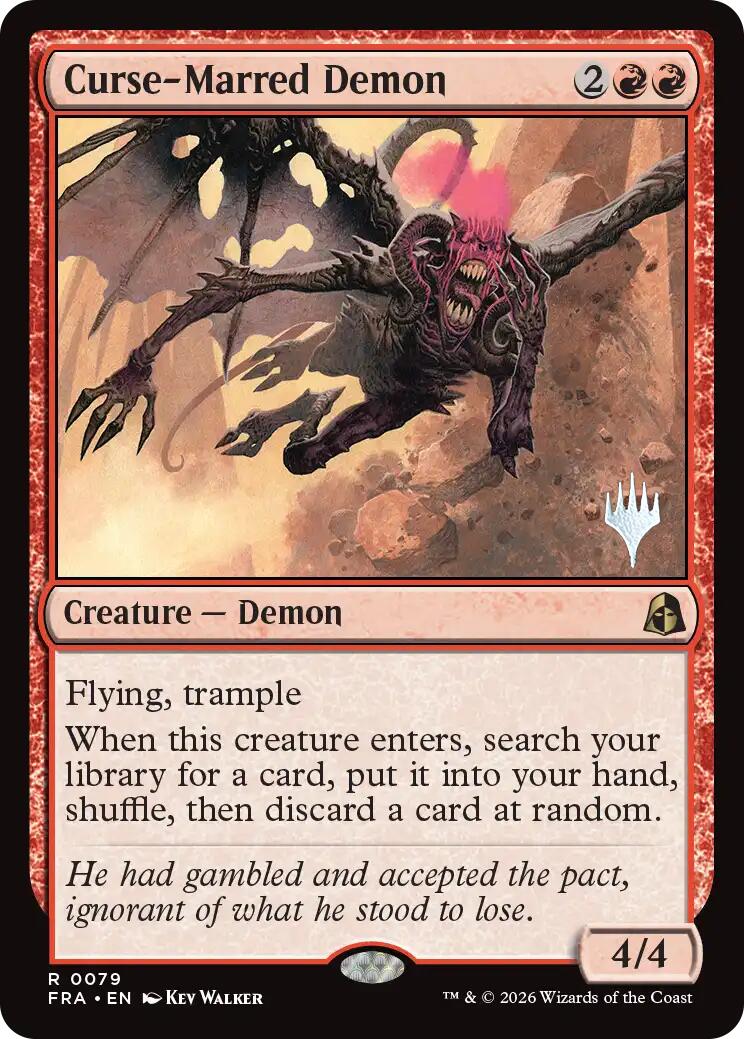 Curse-Marred Demon [Reality Fracture Promos] | Gate City Games LLC
