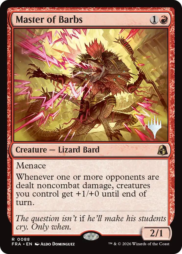 Master of Barbs [Reality Fracture Promos] | Gate City Games LLC